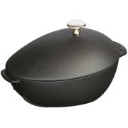 Staub Musselgryta 25 cm svart 2,0 L