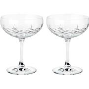 Frederik Bagger Crispy Gatsby champagneglas, 2 st. klar