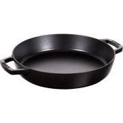 Staub Pans Series Sautépanna med Två Handtag Svart 34 cm