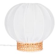 Globen Lighting Bordslampa Yokohama, 30 cm, vit/natur