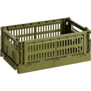 HAY Colour Crate förvaringslåda small, olive