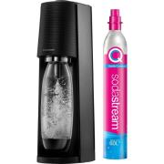 SodaStream Terra kolsyremaskin svart med gascylinder