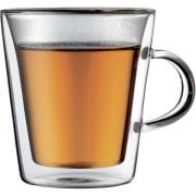 Bodum CANTEEN Dubbelväggat glas m handtag, 2 st. - 0,2 l