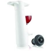 Vacu Vin Wine Saver Vakuumpump med en stopper Vit