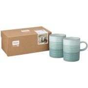 Denby Kiln Green, set med 2 muggar