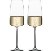 Zwiesel Vivid Senses champagneglas 38 cl, 2-pack