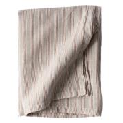 Tell Me More Bordsduk i linne 145x270 cm, hazelnut stripe