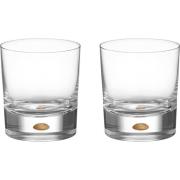 Orrefors Intermezzo Double Old Fashioned drinkglas 25 cl, guld