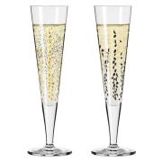 Ritzenhoff Goldnacht Sparkle champagneglas, 2 st