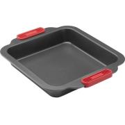 Lékué Nonstick kvadratisk bakform 20 cm, grå