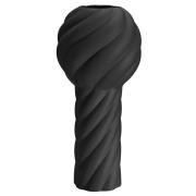 Cooee Design Twist Pillar vas 34 cm, svart