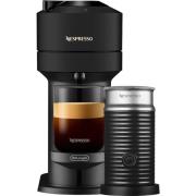 Nespresso Vertuo Next Value Pack kaffemaskin och mjölkskummare, svart