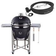 Kamado Sumo Signature PRO grill + Grillmästarens rotisseri & pizzaugn