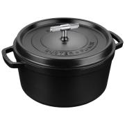 Staub Buster+Punch rund gryta 28 cm, stålknopp