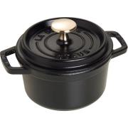 Staub La Cocotte Rund Gryta Svart 14 cm 0,8 l