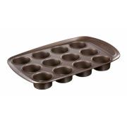 Pyrex Asimetria Muffinform Kolstål Macadamia 12st