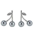 Everneed Cherry earrings grey/silver (U)