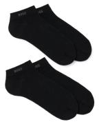 Boss Hugo Boss 2-pack Shoeliner Finest Soft Cotton Black Str 39-42   2...