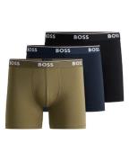 Hugo Boss 3-pack Boxer Brief Boxer Long Str. M   3 stk.