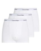 Calvin Klein Icon Cotton Stretch Relaxed Fit Trunks 3-Pack Hvid XXL