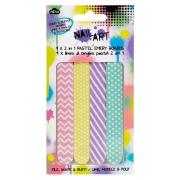 Npw Nail Art Files - Pastel Emery Boards   4 stk.