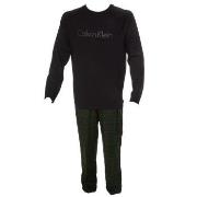 Calvin Klein Holiday PJ Flannel LS Pant Set Svart/Grön bomull X-Large ...
