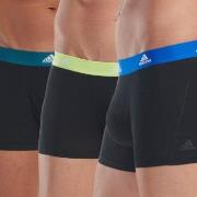 adidas Kalsonger 3P Active Flex Cotton Trunk Blå/Grön bomull Small Her...