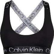 Calvin Klein BH Sport Active Icon Medium Support Bra Svart Small Dam