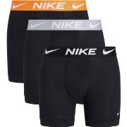 Nike Kalsonger 6P Everyday Essentials Micro Boxer Brief Svart/Orange p...