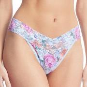 Hanky Panky Trosor 2P Printed Original Rise Thong Blå Mönstrad nylon O...