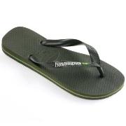 Havaianas Brasil Logo Skogsgrön  Strl 43/44 Herr