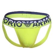 Armani Cotton Jockstrap Kalsonger Limegrön bomull Small Herr