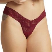 Hanky Panky Trosor 2P Daily Lace Low Rise Thong D1 Vinröd nylon One Si...