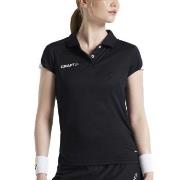 Craft Pro Control Impact Polo W Svart polyester Small Dam