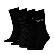 Tommy Hilfiger Strumpor 4P Men Classic Socks Tin Giftbox Svart Strl 39...