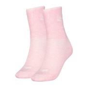 Puma Strumpor 2P Women Logo Crew Socks Ljusrosa Strl 39/42 Dam