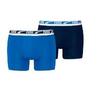 Puma Kalsonger 2P Men Multi Logo Boxer Marin/Blå bomull Small Herr