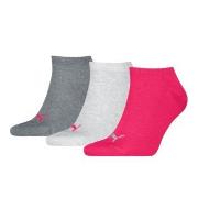 Puma Strumpor 3P Sneaker Socks Rosa Strl 39/42