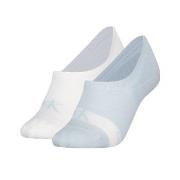 Calvin Klein Strumpor 2P Glossy High Cut Footie Socks Vit/Blå Strl 39/...