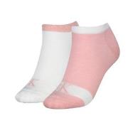 Calvin Klein Strumpor 2P Glossy Sneaker Socks Vit/Rosa Strl 39/42 Dam