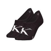 Calvin Klein Strumpor 2P Women Monogram Footie Socks Svart Strl 39/42 ...