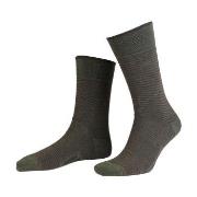 Amanda Christensen Strumpor True Stripe Ankle Sock Oliv Strl 39/42