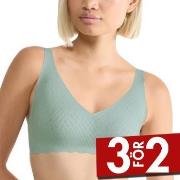 Sloggi BH ZERO Feel Bliss Soft Bra Ljusgrön Small Dam