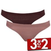 Sloggi Trosor 4P ZERO Motion Mini Brief Brun polyester Small Dam