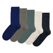 Björn Borg Strumpor 5P Essential Ankle Sock Blå/Vit Strl 41/45 Herr