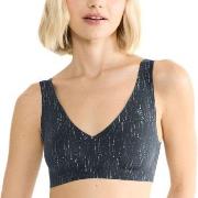Sloggi BH ZERO Feel 2 0 Festive Bralette Svart Mönster X-Large Dam