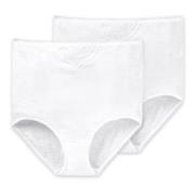 Schiesser Trosor 2P Essentials Cotton Maxi Embroidery Vit bomull Small...