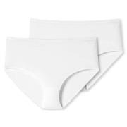 Schiesser Trosor 2P 95-5 Organic Cotton Midi Briefs Vit bomull Small D...