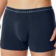 Schiesser Kalsonger 2P Cotton Flex Trunks Marin bomull Small Herr