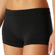 Schiesser Trosor Unique Cotton Boyshort Svart bomull Small Dam